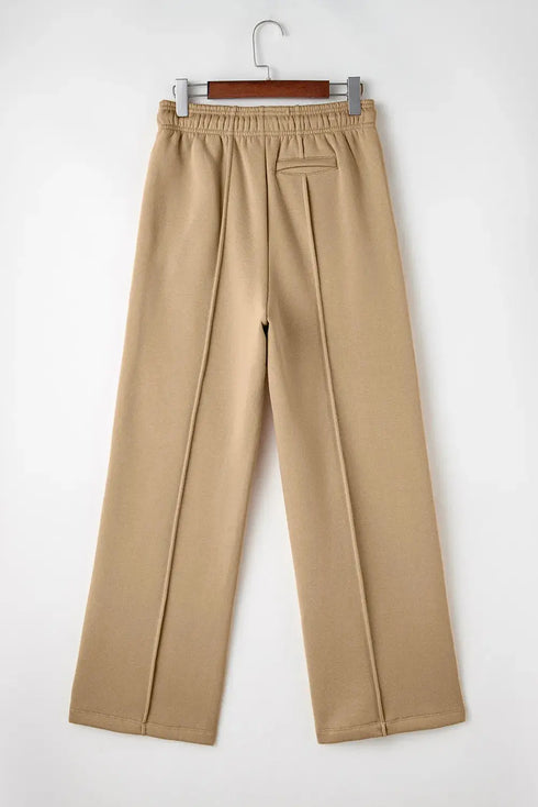 'Zoe' Drawstring Wide Leg Pants - Celes Fashion
